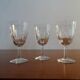 3 verres à vin cuit/ porto anciens cristal de Baccarat modèle CASSINO - 11 cm