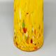 1970s Luxury Yellow Handrafted Vase in Murano Glass by Maestro del Vetro. M