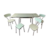 Table formica extensions 150 cm with 4 seats
