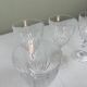 Cut crystal glasses