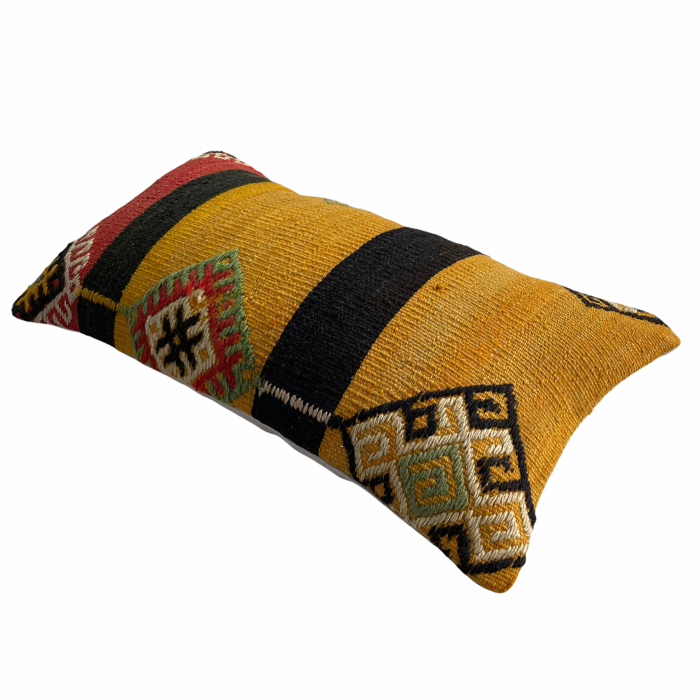 Vintage turkish kilim cushion cover 30 x 60 cm
