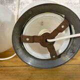 Pair of opaline ceiling lights