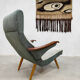 Scandinavian modern design armchair 'Duo tone'