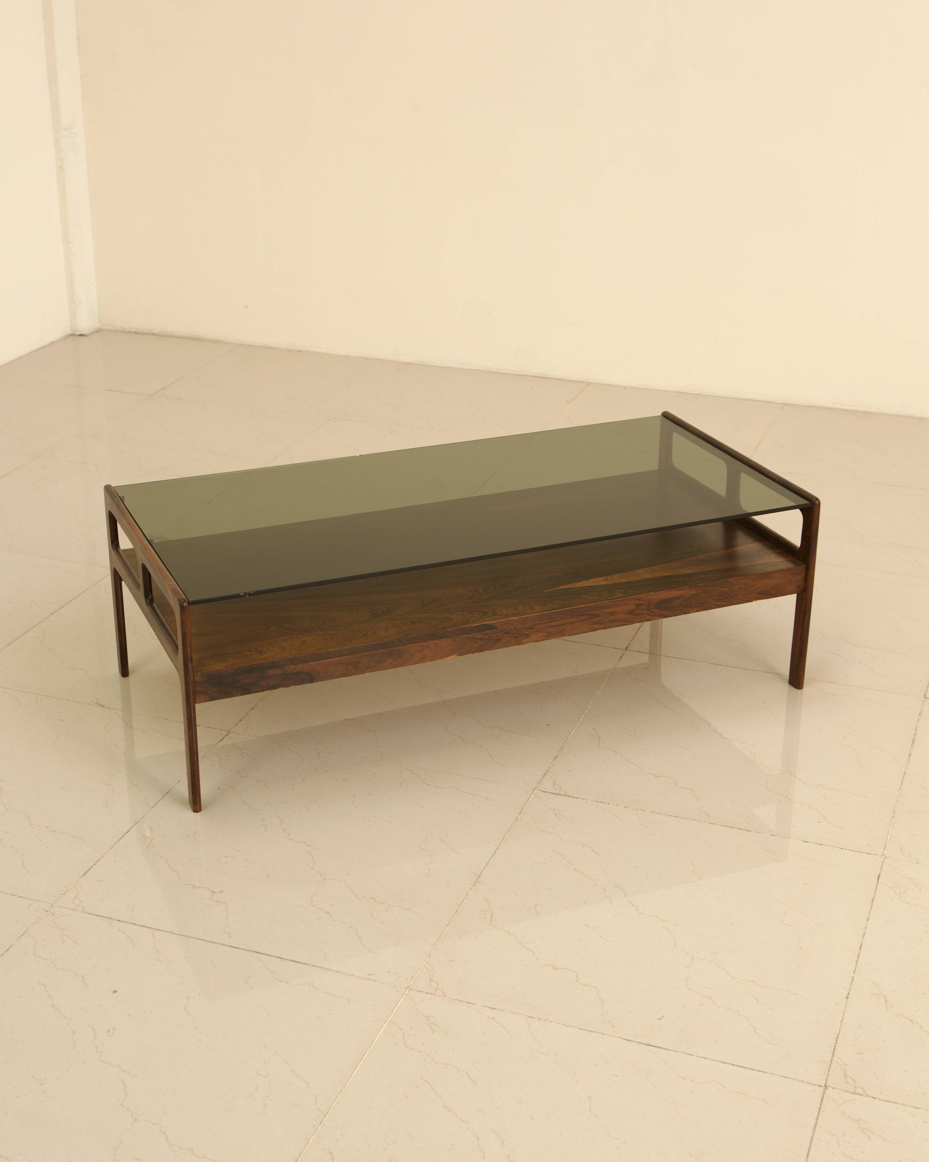 Danish rosewood coffee table from the 60s