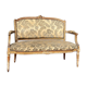 Gilded carved wooden bench louis XV XVIII century
