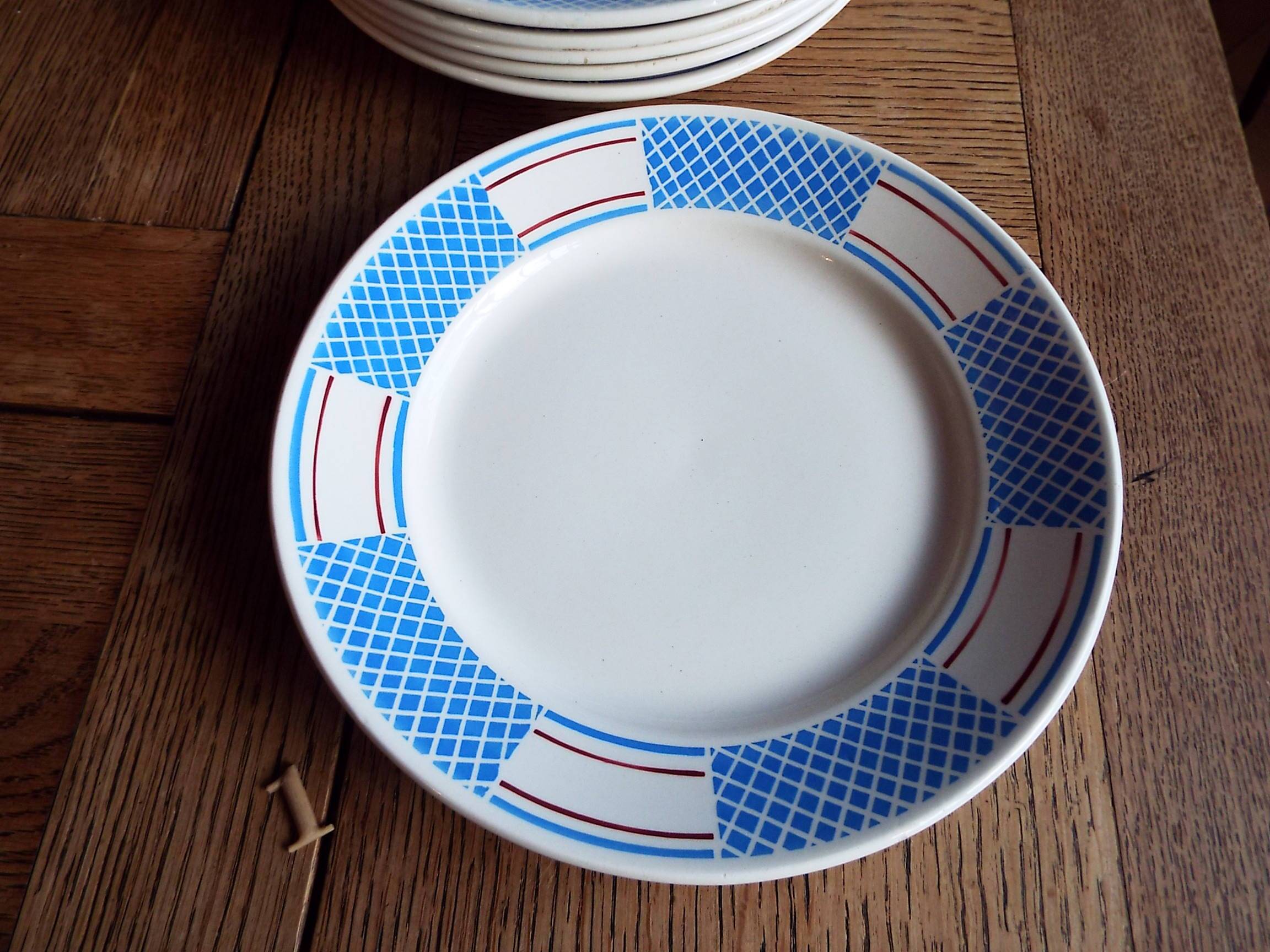 6 Badonviller Beausoleil flat plates