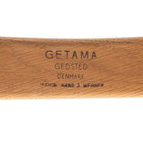 Swivel chair "keyhole Chair" by Hans J. Wegner for Getama