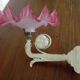 Cast iron art nouveau wall light