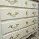 Vintage walnut commode refurbished