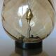 Murano glass "egg" lamp amber golden 60 70 years