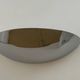 Pair of vintage wall lamp half moon, chrome, France 1970