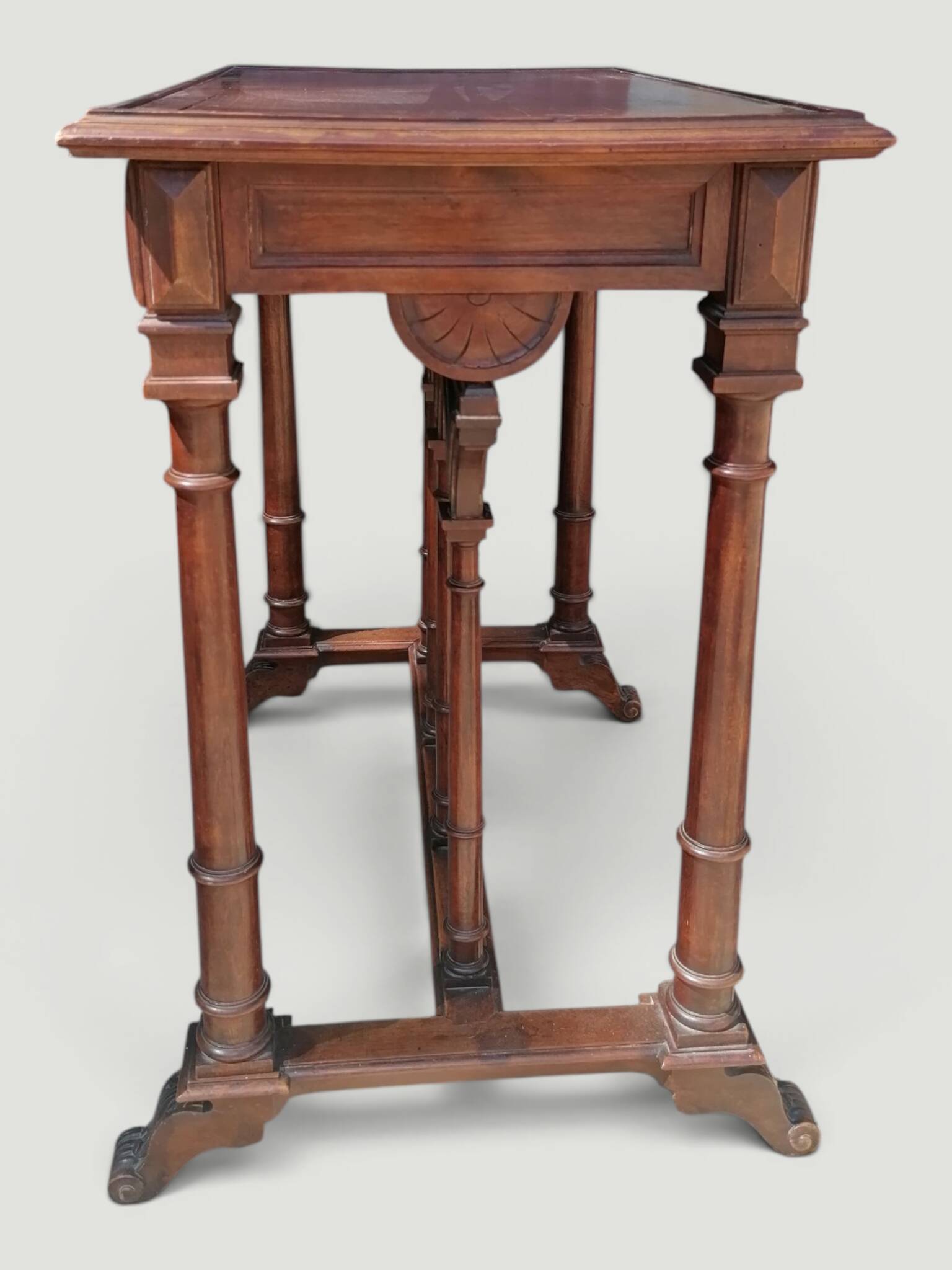 Antique side table - Dark academia, gothic - Henri II style