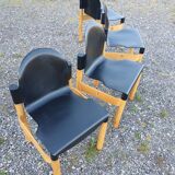 Set of 4 Flex chairs by Gerd Lange for Thonet 1977
