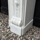 Napoleon III fireplace in statuary white marble, circa 1880.
