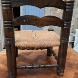 Chaise basse campagnarde