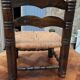 Chaise basse campagnarde