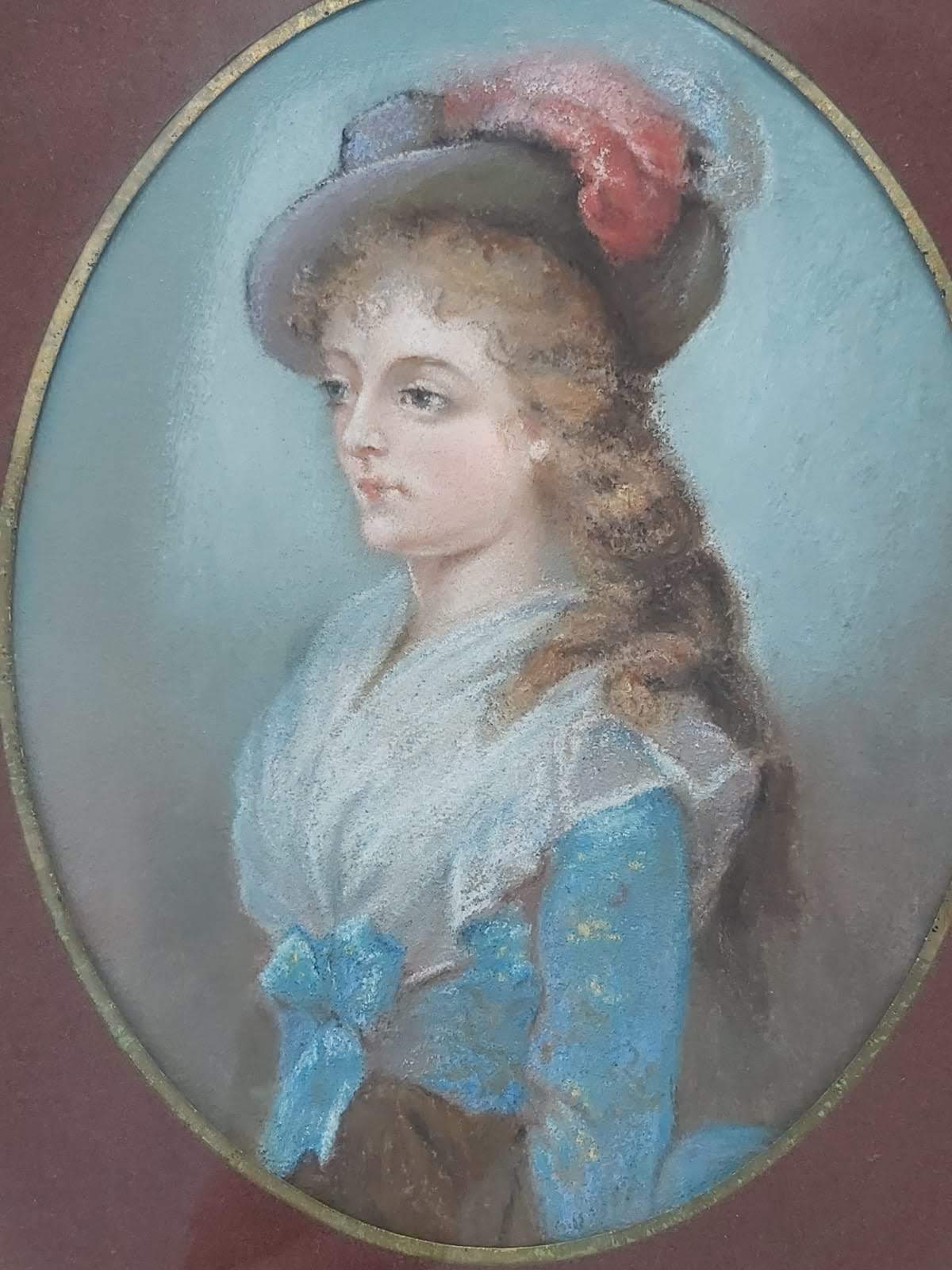 18th century pastel portrait