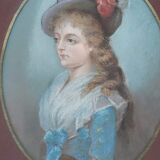 Portrait pastel 18ème siècle