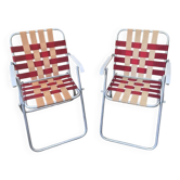 Pair of folding chairs