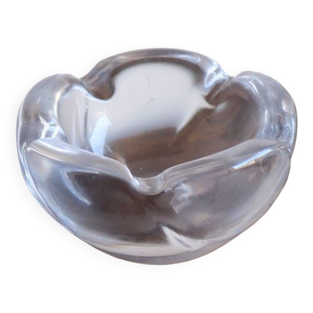 Vide-poche Ou Petit Vase En Verre Transparent - Forme Arrondie, Style Moderne - Occasion Bon état