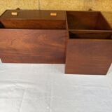 Mid Century Retro Teak Telephone Seat / Media Cabinet (Circa 1960)  A super