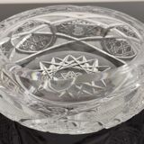 Ancien Cendrier en cristal de bohême Made in Pologne