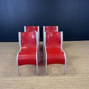 Set of 4 FPE chairs by Ron Arad for Kartell 2000s Italy