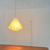 Modern mid-century Cocoon pendant lamp by Friedel Wauer for Goldkant Leuchten, Germany, 1960s.