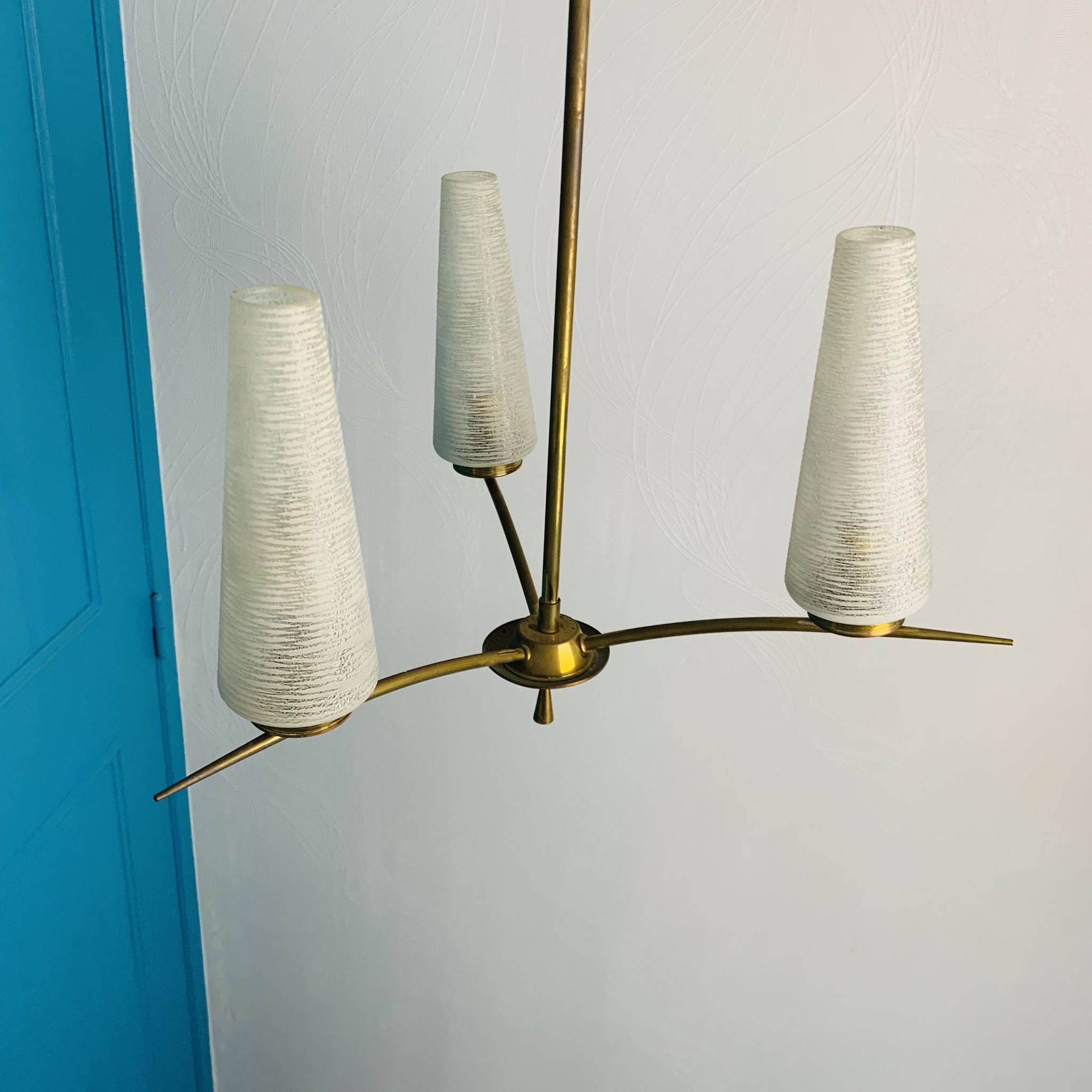 Vintage chandelier 3 burners