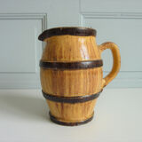Water pitcher trompe l'oeil barrel