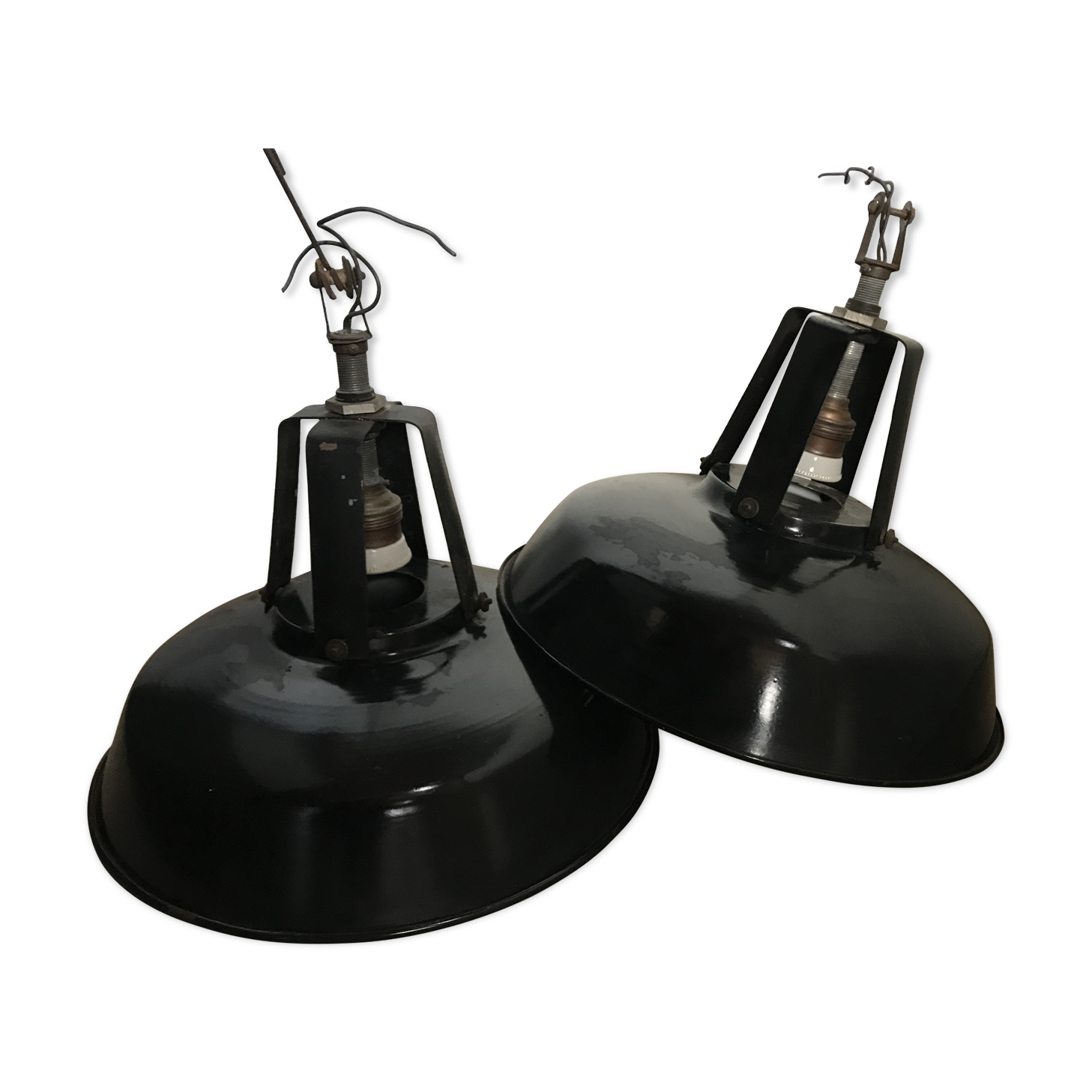 Lot of 2 industrial hanging