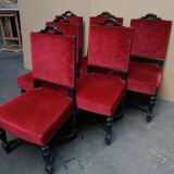 6 chairs Napoleon III