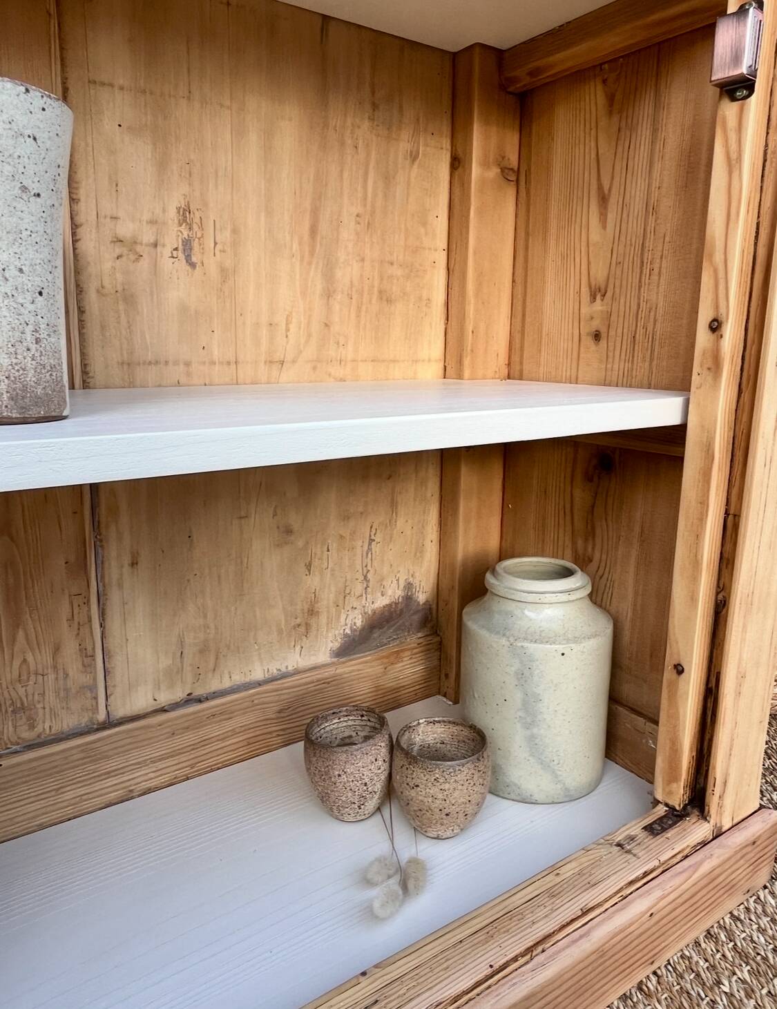 Solid wood display case