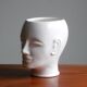 Head-shaped pot cover / vintage of the 70s ceramic