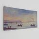 Oil on wood by Riccardo Capone fishermen Italy 50s 60s