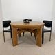Vintage extendable round table in the spirit of Atelier Chauvin S.A. – 1970s