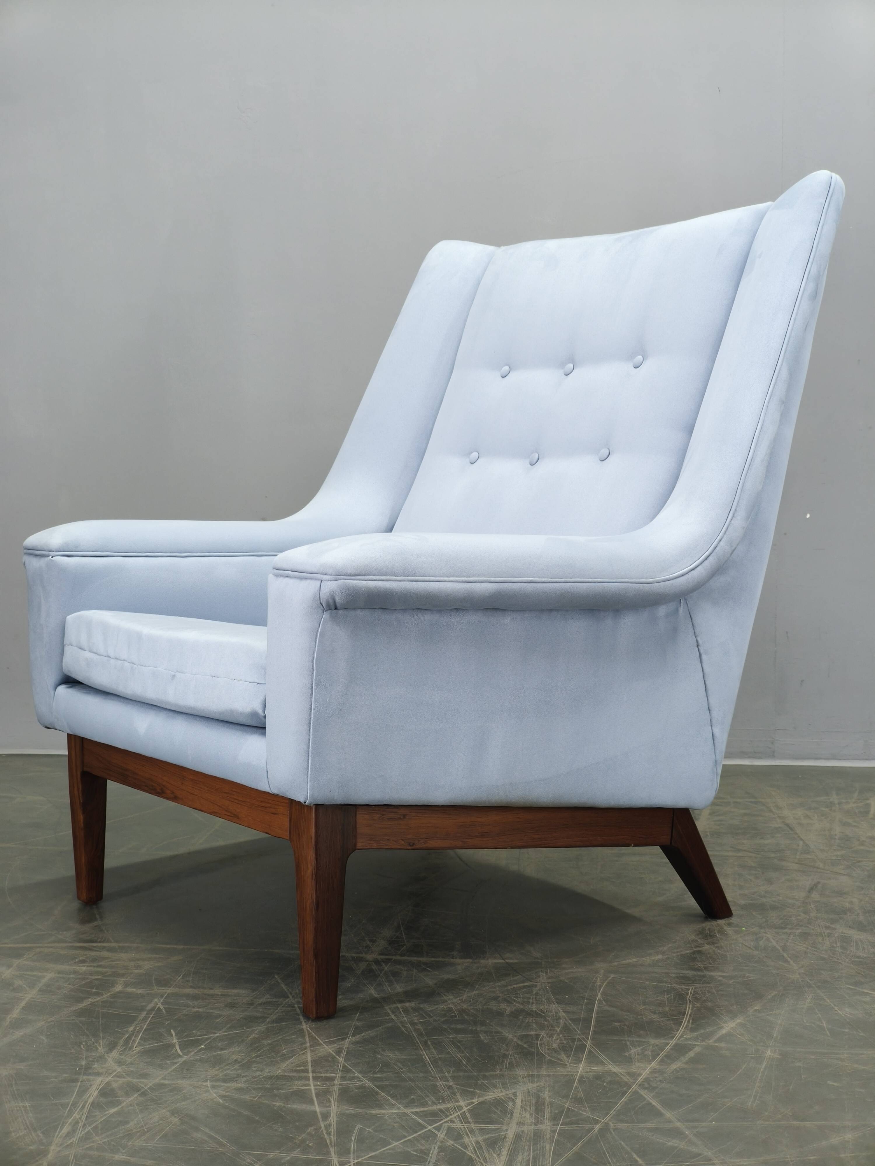 Danish Highback Lounge Chair from the 1960s by Slagelse Møbelvaerk