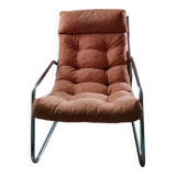 Tubular armchairs from the 70s