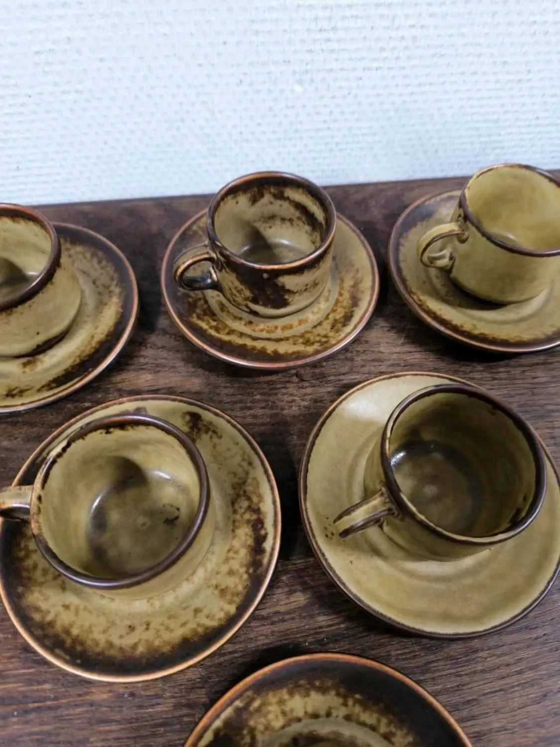 Set of 6 small cups + saucer Langenthal