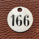 Vintage Enamel Train Seat Numbers from Europe Lucky Number House Number Room