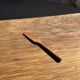 Small spatula, teak spreading knife, Indonesian monoxyle L18 l2.