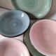 Ensemble de 7 assiettes plates et creuses vintage