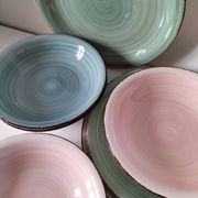 Set of 7 vintage flat and deep plates