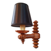 Brutalist wall lamp from the 1940s by Charles Dudouyt.