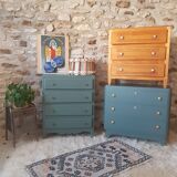 Khaki vintage dresser