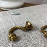 Solid brass coat hooks