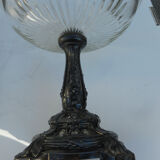Coupe verre sur pied métal