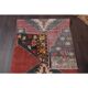 Vintage Turkish Oushak Handmade Wool Cotton Red Runner Rug 73x330