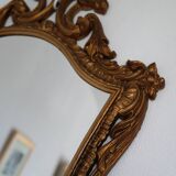 Vintage gold baroque mirror