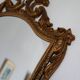 Miroir baroque doré vintage